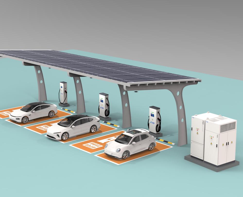 Battery-buffered supper fast EV charger