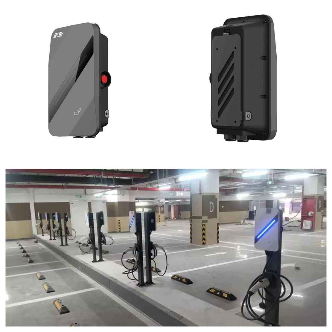 wall-mounted EV charger